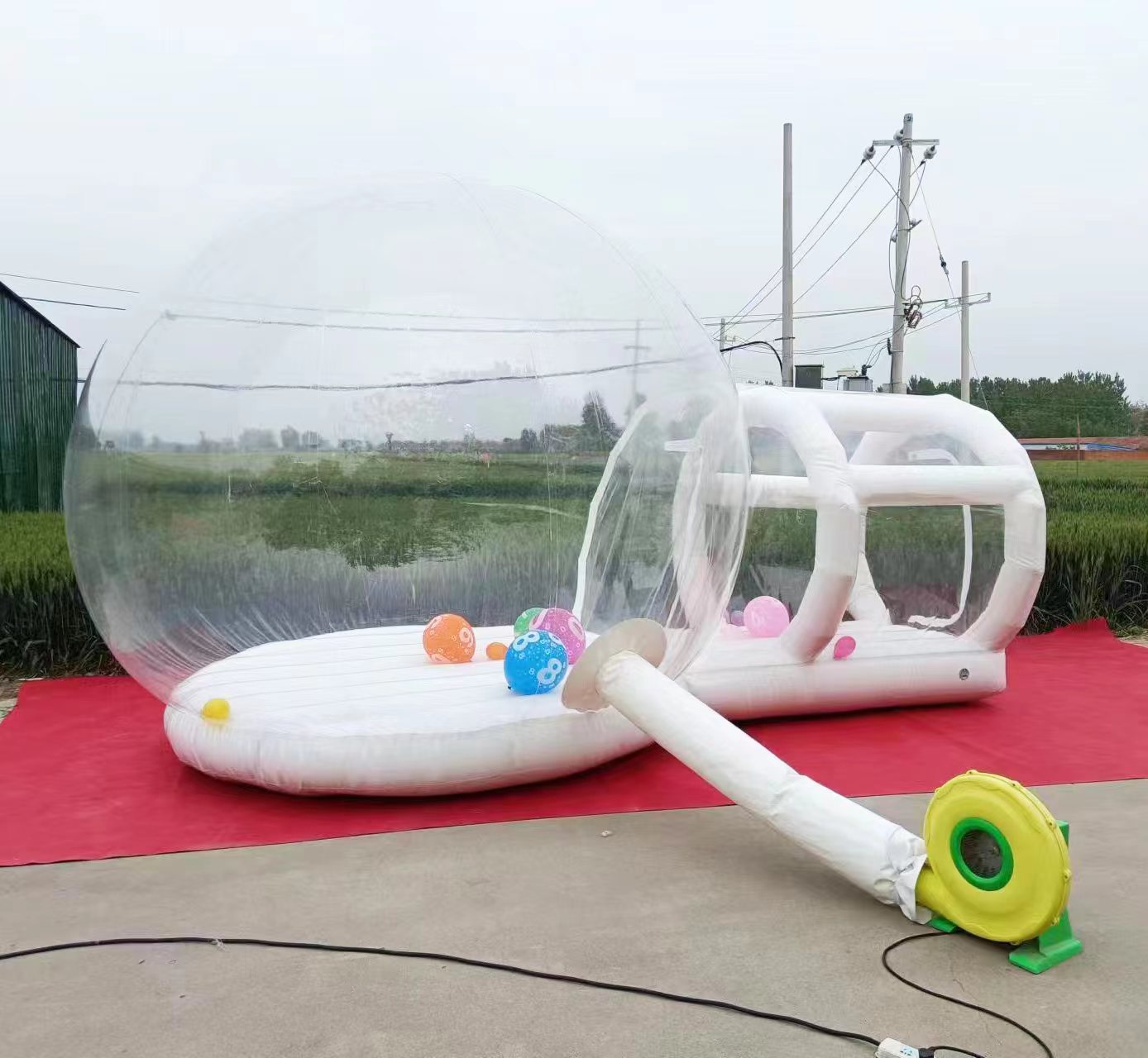Outdoor  White PVC Inflatable  - Kids Outdoor Jumping Castle review and price