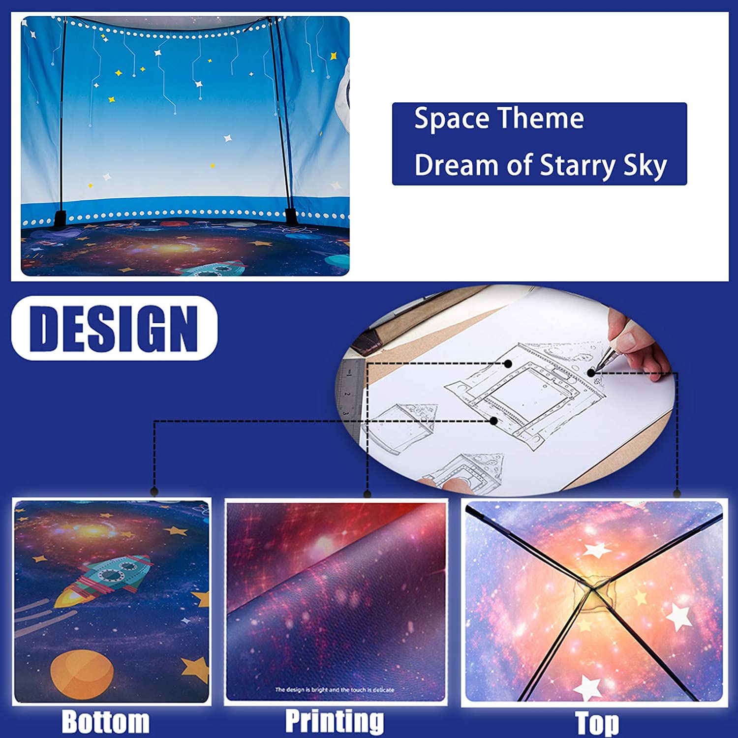 Rocket Ship Kids Tent Pop Up P - Kids Outdoor Play Yard review and price