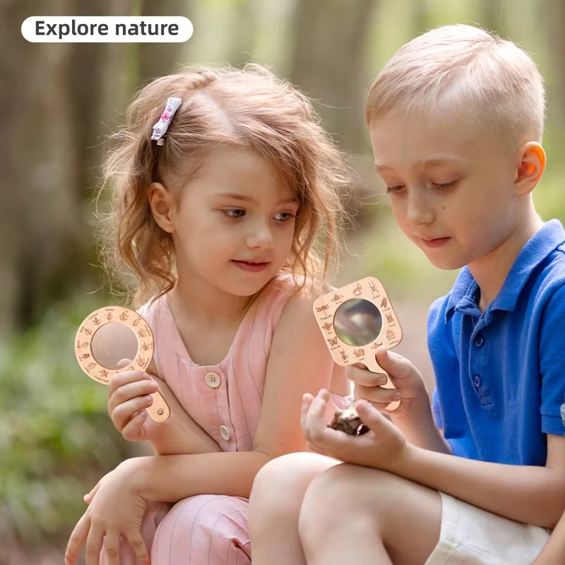Wooden Magnifying Glass for Ki - Kids Outdoor Gifts review and price