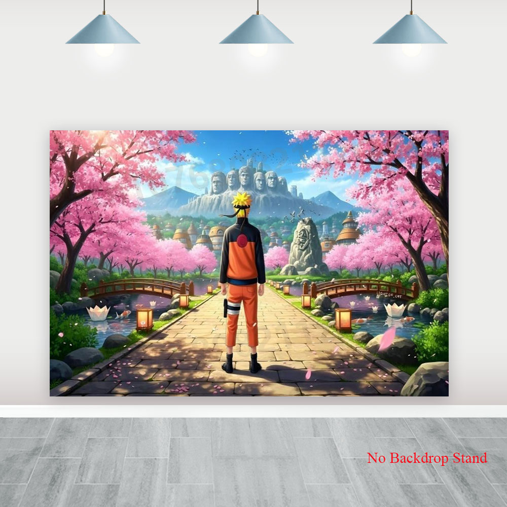 Naruto Backdrop Banner Boys Ki - Kids Outdoor Movies review and price