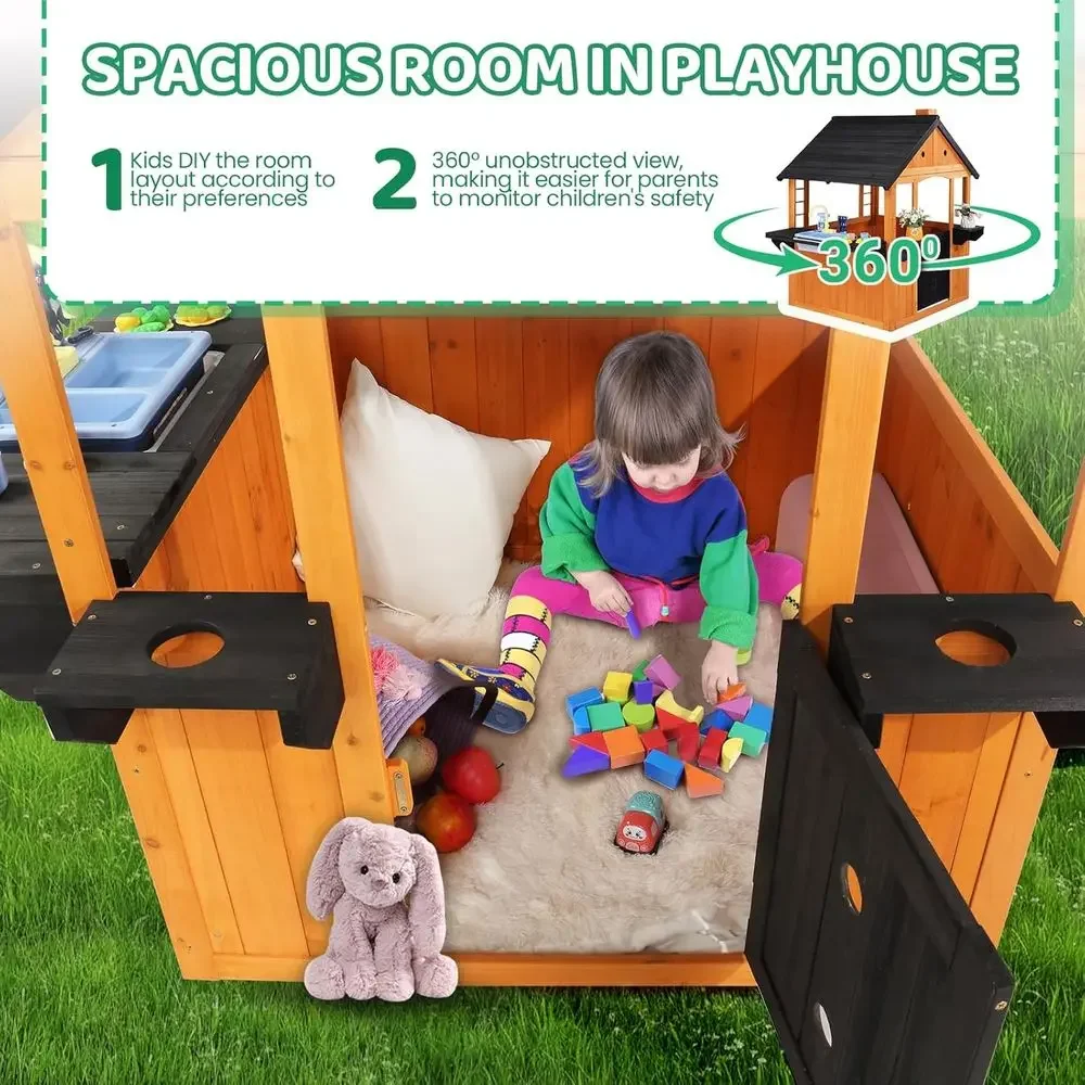 MOR Kids Outdoor Playhouse wit - Kids Outdoor Sink review and price